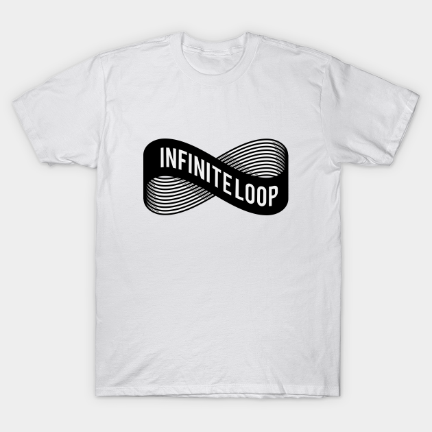 apple infinite loop t shirt